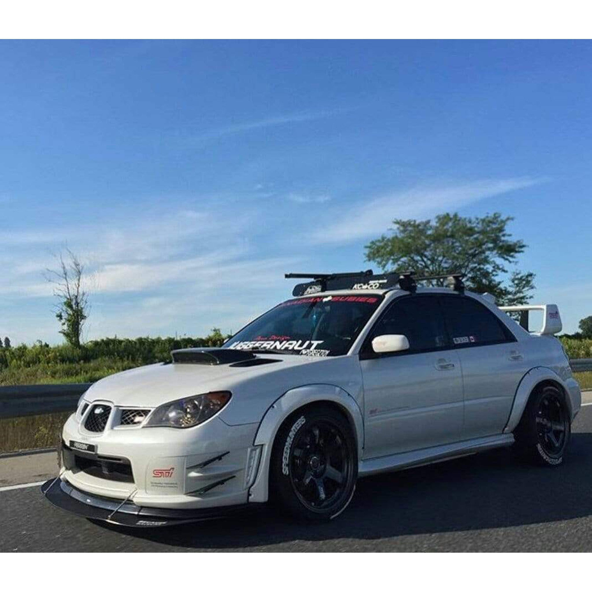 ABW Motorsport 40mm Fender Flares Arch One Piece Subaru WRX / STI 2006-2007 Sedan