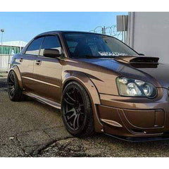 ABW Motorsport 60mm Fender Flares Arch One Piece Subaru WRX / STI 2004-2005 Sedan