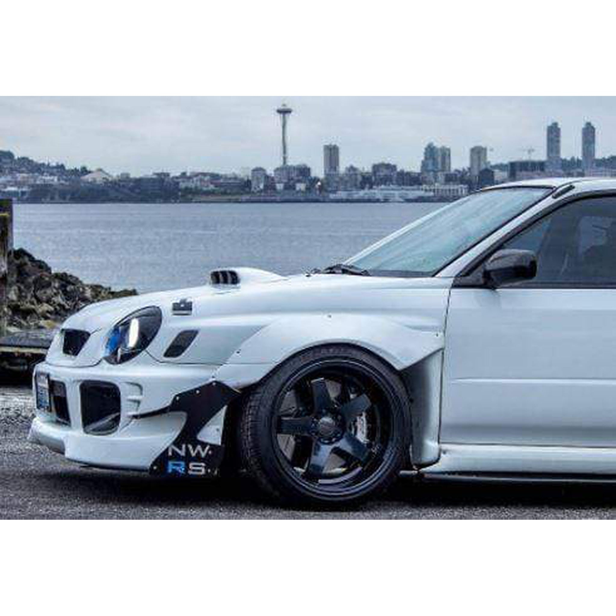 ABW Motorsport 80mm Recessed Arch Fender Flares Subaru WRX / STI 2002-2005 Sedan