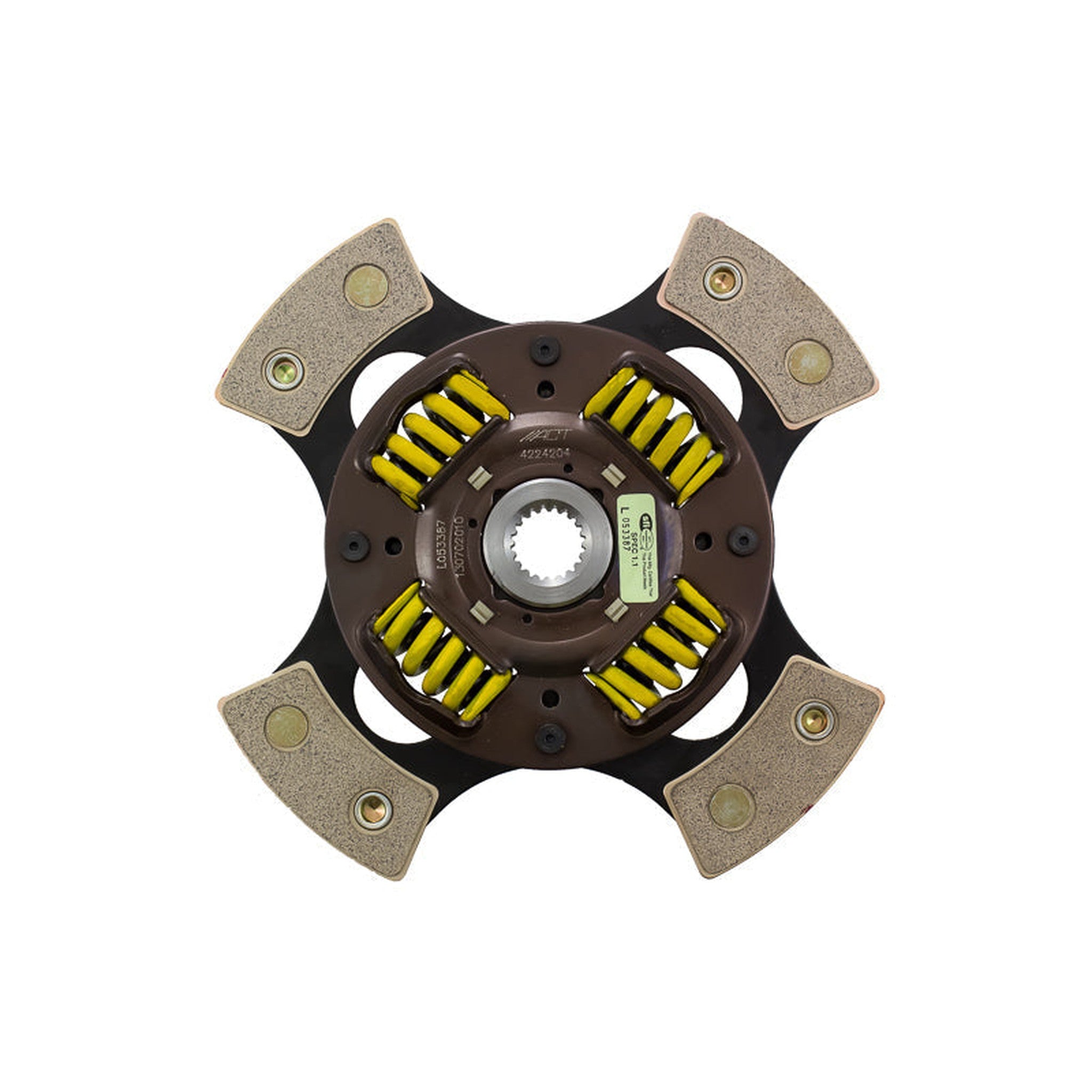 ACT 4 Pad Sprung Race Disc Mitsubishi Lancer Ralliart 2004-2006 | 4224204