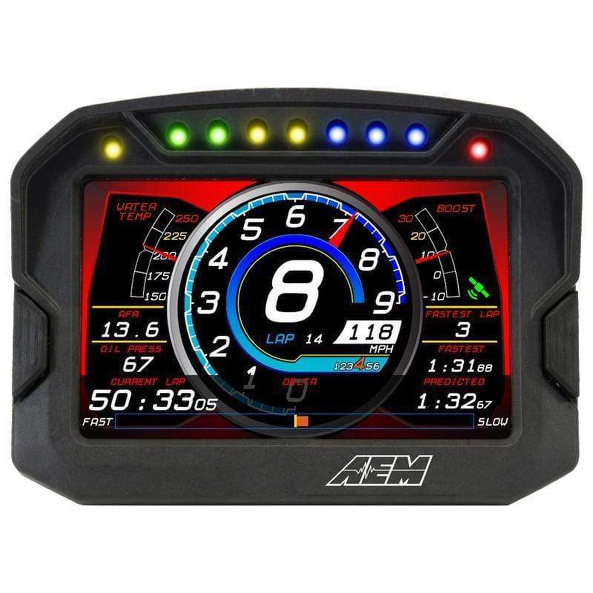 AEM CD-5G Carbon Digital Dash Display w/ Interal 10Hz GPS & Antenna