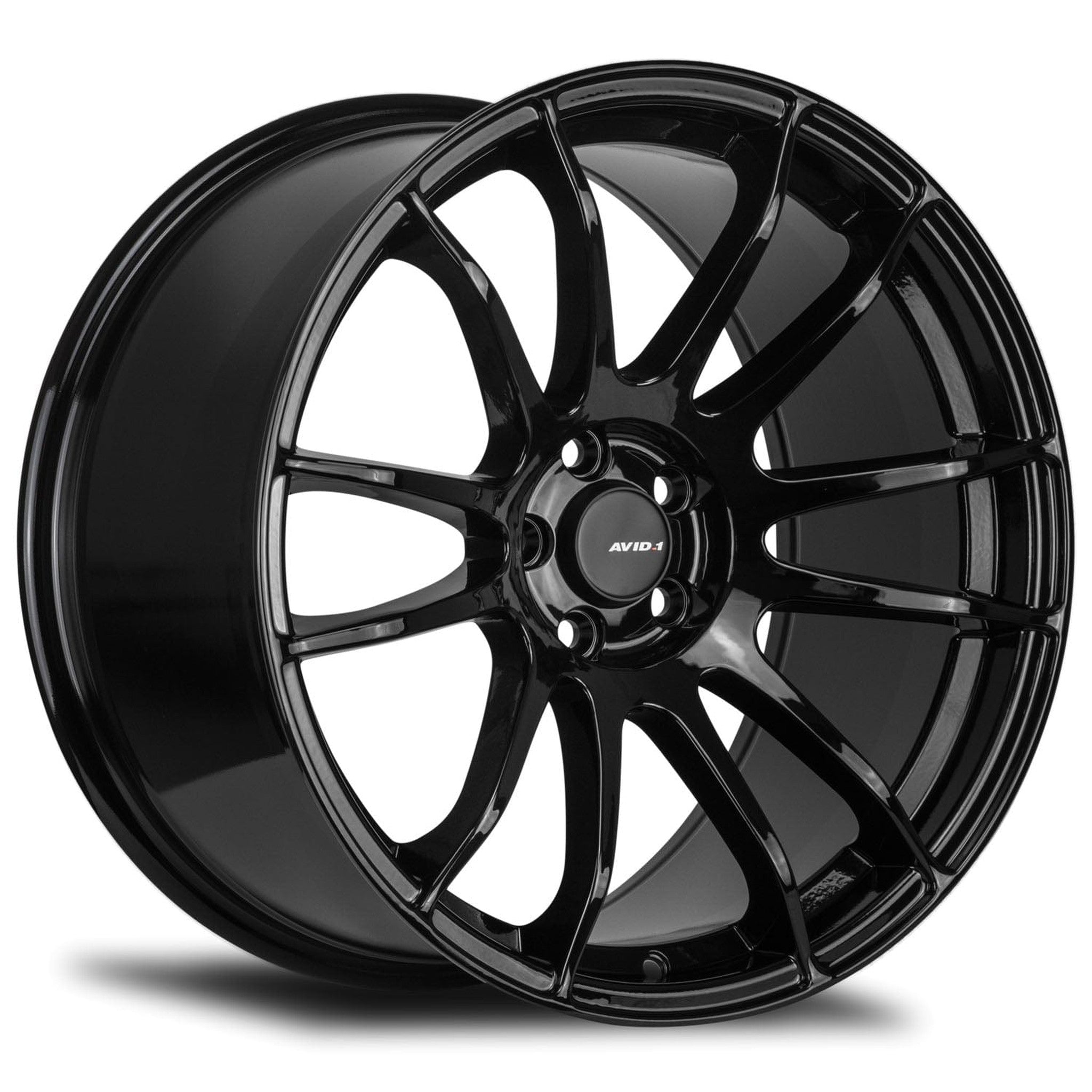 AVID.1 AV-20 19x10.5 5x114.3 +22 Gloss Black Wheel | AV2019105H22GBK