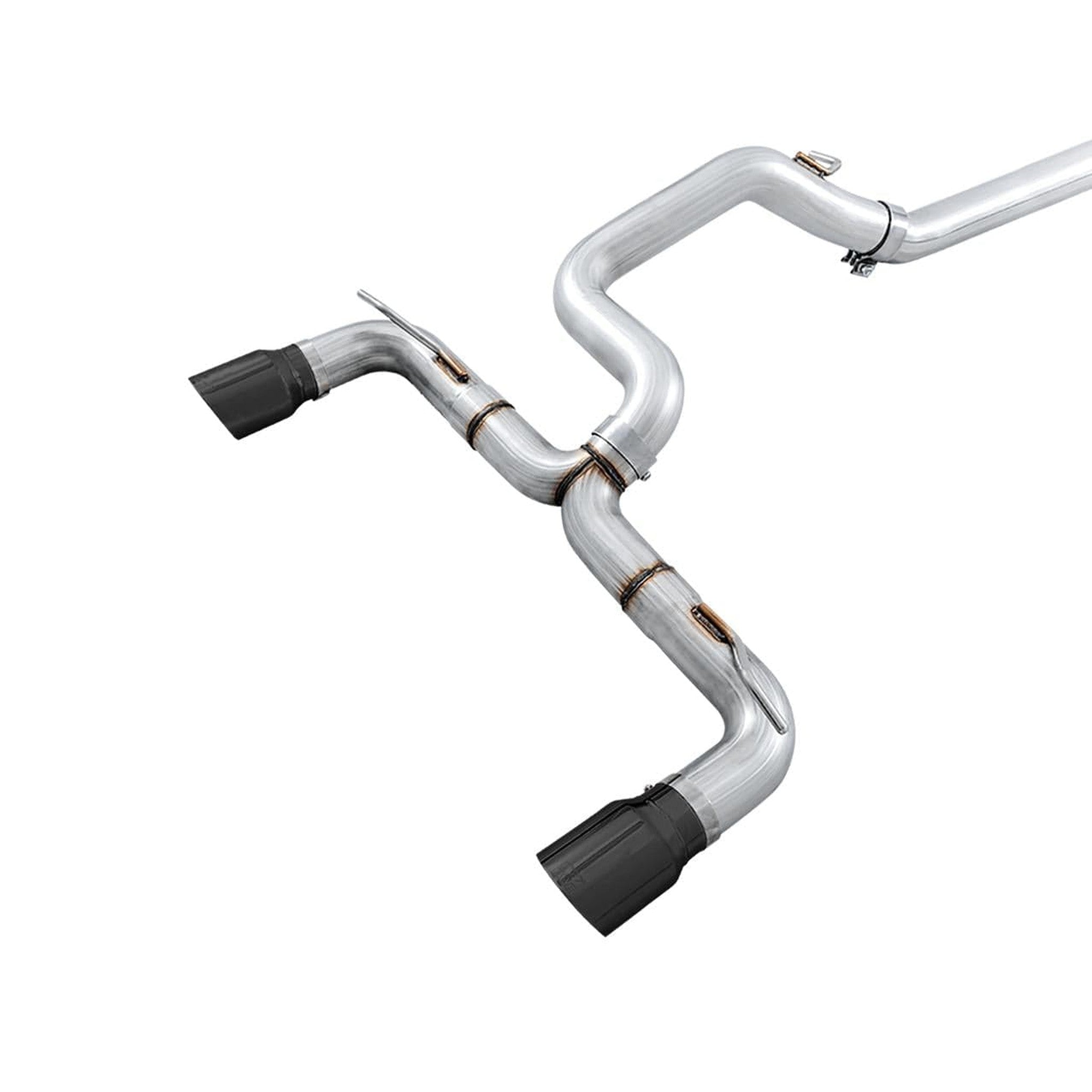 AWE Tuning Ford Focus RS Track Edition Cat-Back Exhaust - Diamond Black Tips (3020-33032)