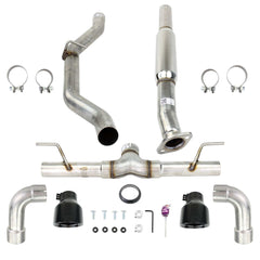 AWE Track Edition Cat Back Exhaust Diamond Black Tips Subaru BRZ / Toyota GR86 / Toyota 86 / Scion FR-S | 3020-33279