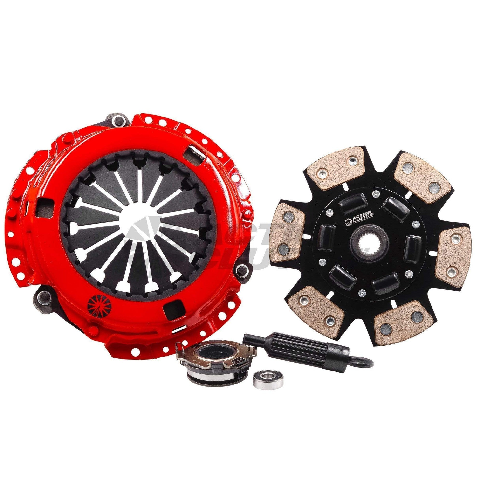 Action Clutch ACR-1806 Stage 5 2MS (Iron Buttons, 6-Puck Sprung) Incl. Dual HD Pressure Plate+Bearing Kit Subaru STI 2004-2021