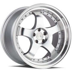 AodHan AH03 Wheel Silver Machined Face And Lip 15x8 4x100/114.3 73.1 Bore 20mm