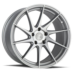 AodHan AH09 Gloss Silver Machined Face Wheel 18x9.5 (Driver Side) 35mm 5x112
