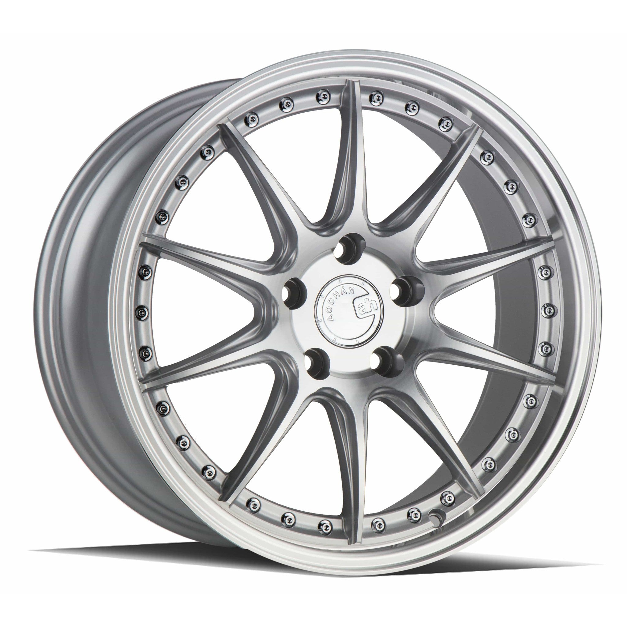 AodHan DS-07 Silver w/Machined Face Wheel 18x8.5 35mm 5x114.3