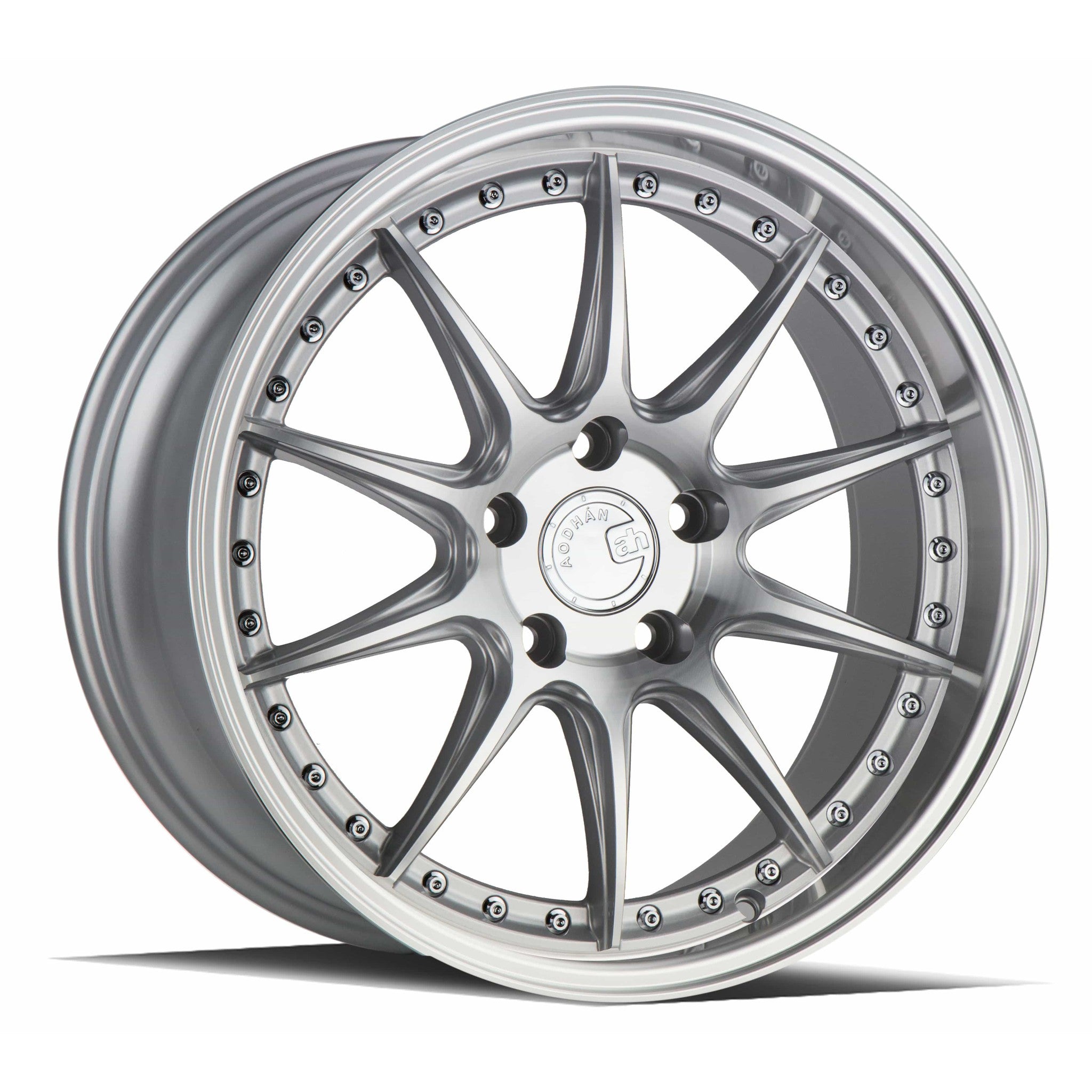 AodHan DS-07 Silver w/Machined Face Wheel 18x9.5 35mm 5x100