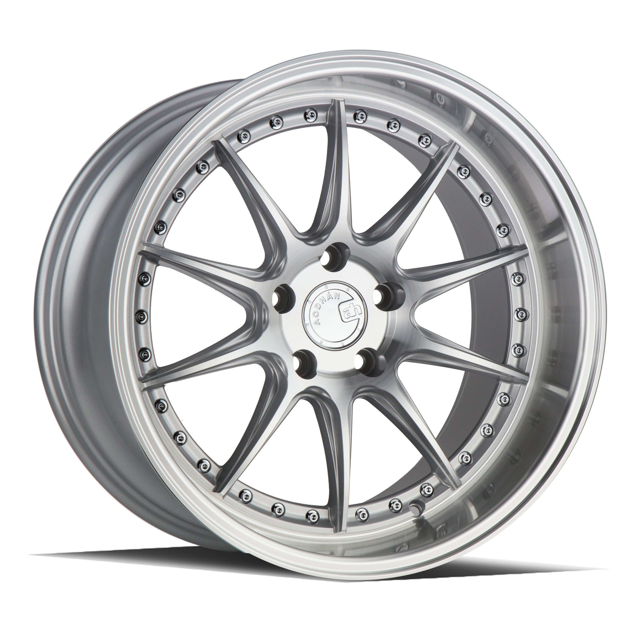 AodHan DS-07 Silver w/Machined Face Wheel 19x11 22mm 5x114.3