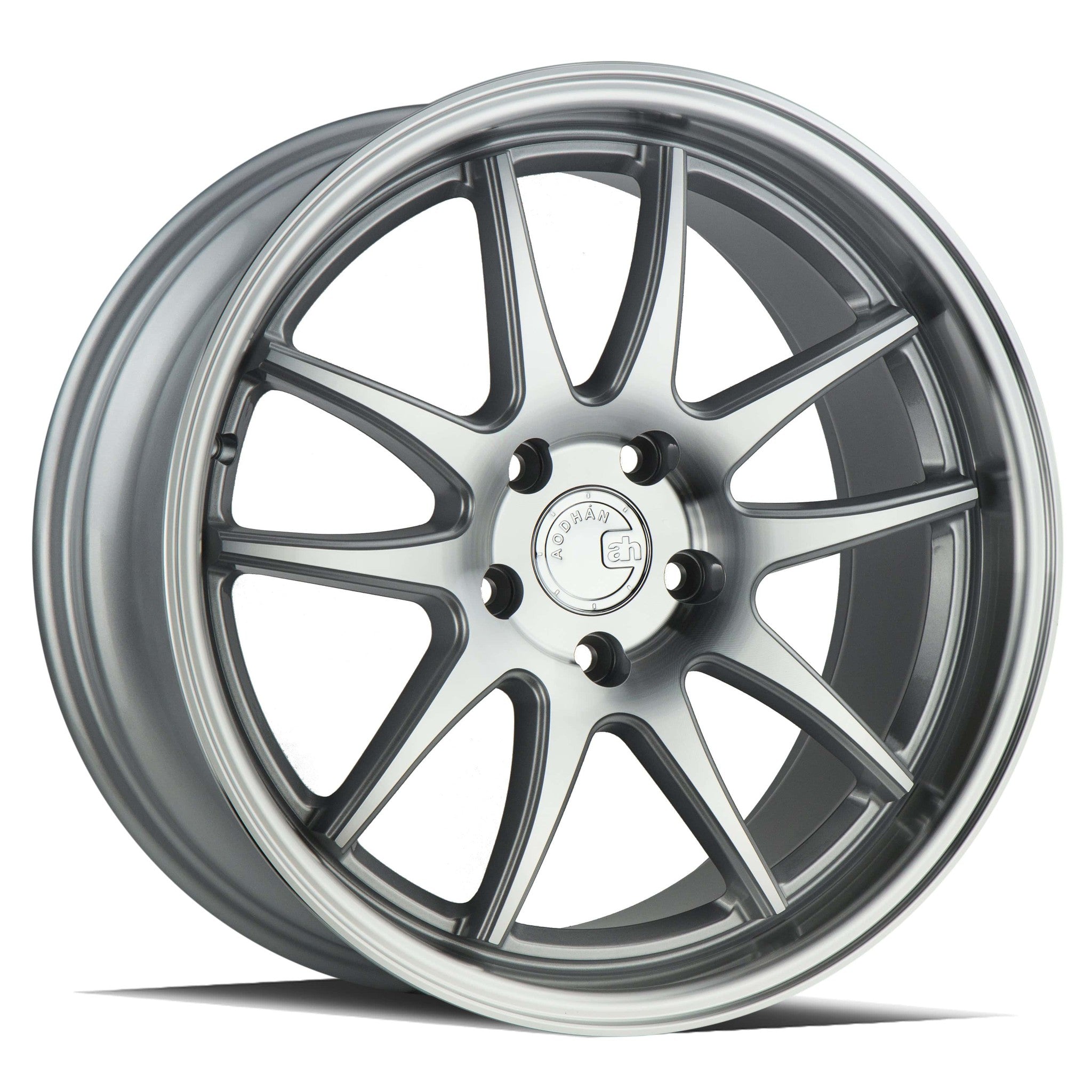 AodHan DS02 Silver w/Machined Face Wheel 18x8.5 35mm 5x114.3