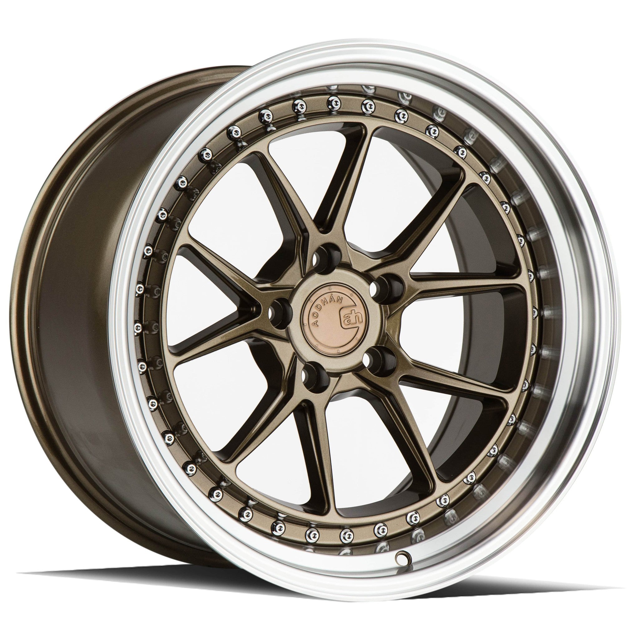 AodHan DS08 Bronze w/Machined Lip Wheel 18x9.5 22mm 5x114.3
