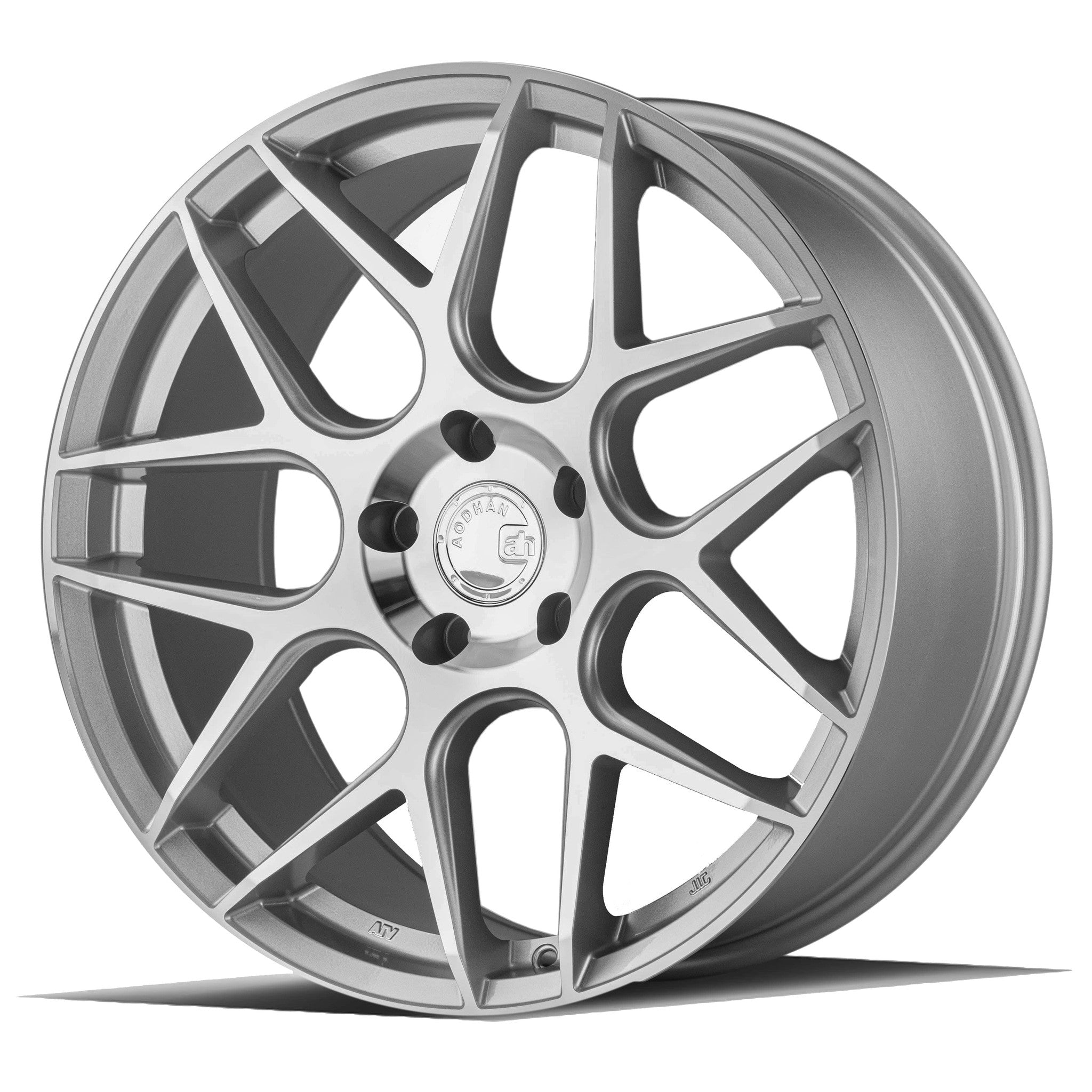 Aodhan AFF2 19x8.5 5x112 +35 Gloss Silver Machined Face Wheel | AFF21985511235SMF