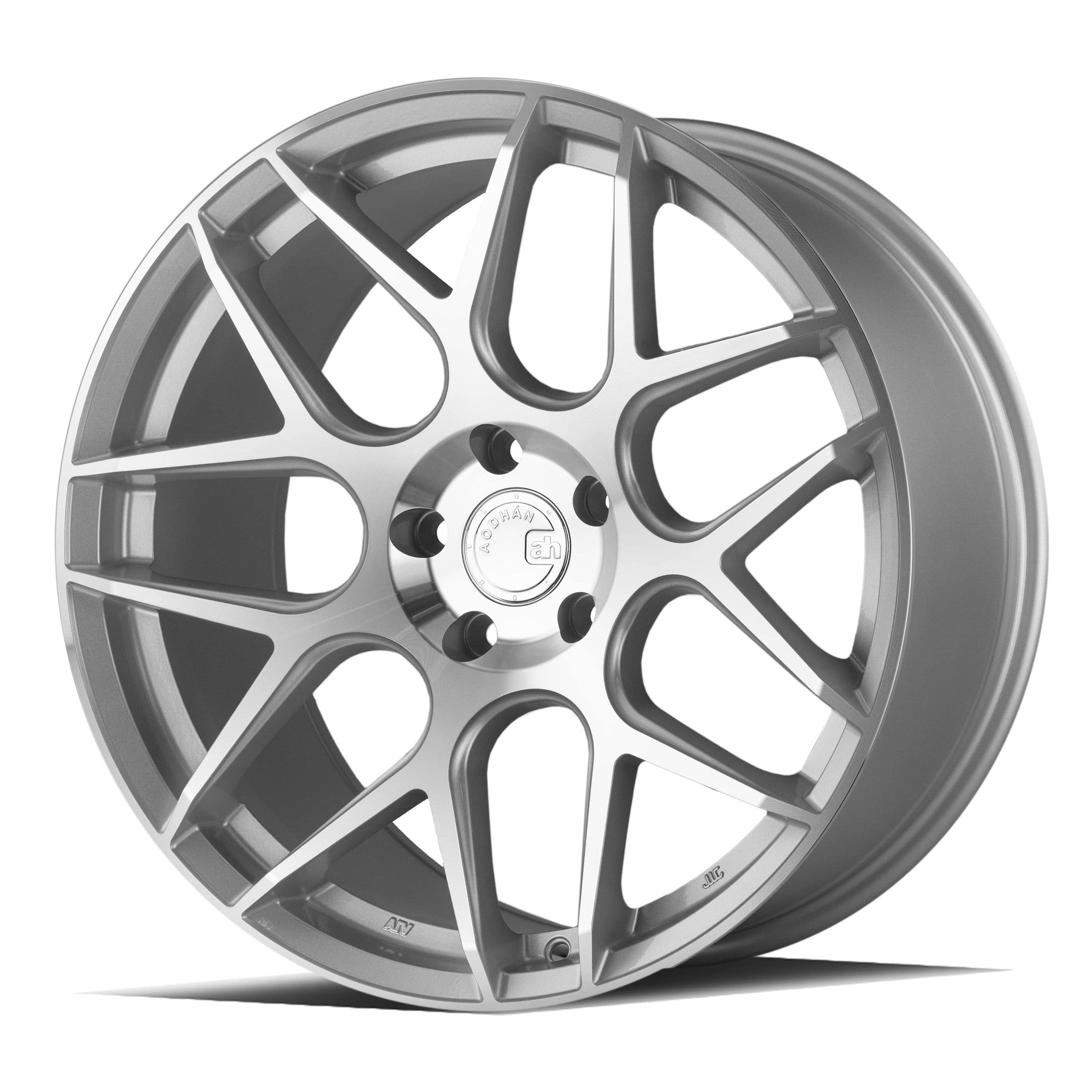 Aodhan AFF2 19x9.5 5x114.3 +35 Gloss Silver machined Face Wheel | AFF219955114335SMF