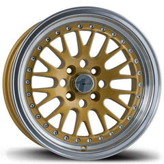 Avid.1 AV-12 Gold / Machined Lip Wheel 15x8 4x100 25mm 73.1 | AV1215804C25GD