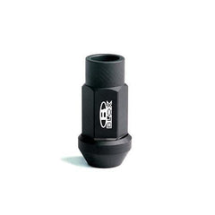 BLOX Racing Street Series Forged Lug Nut - Flat Black 12 x 1.25mm - Single piece