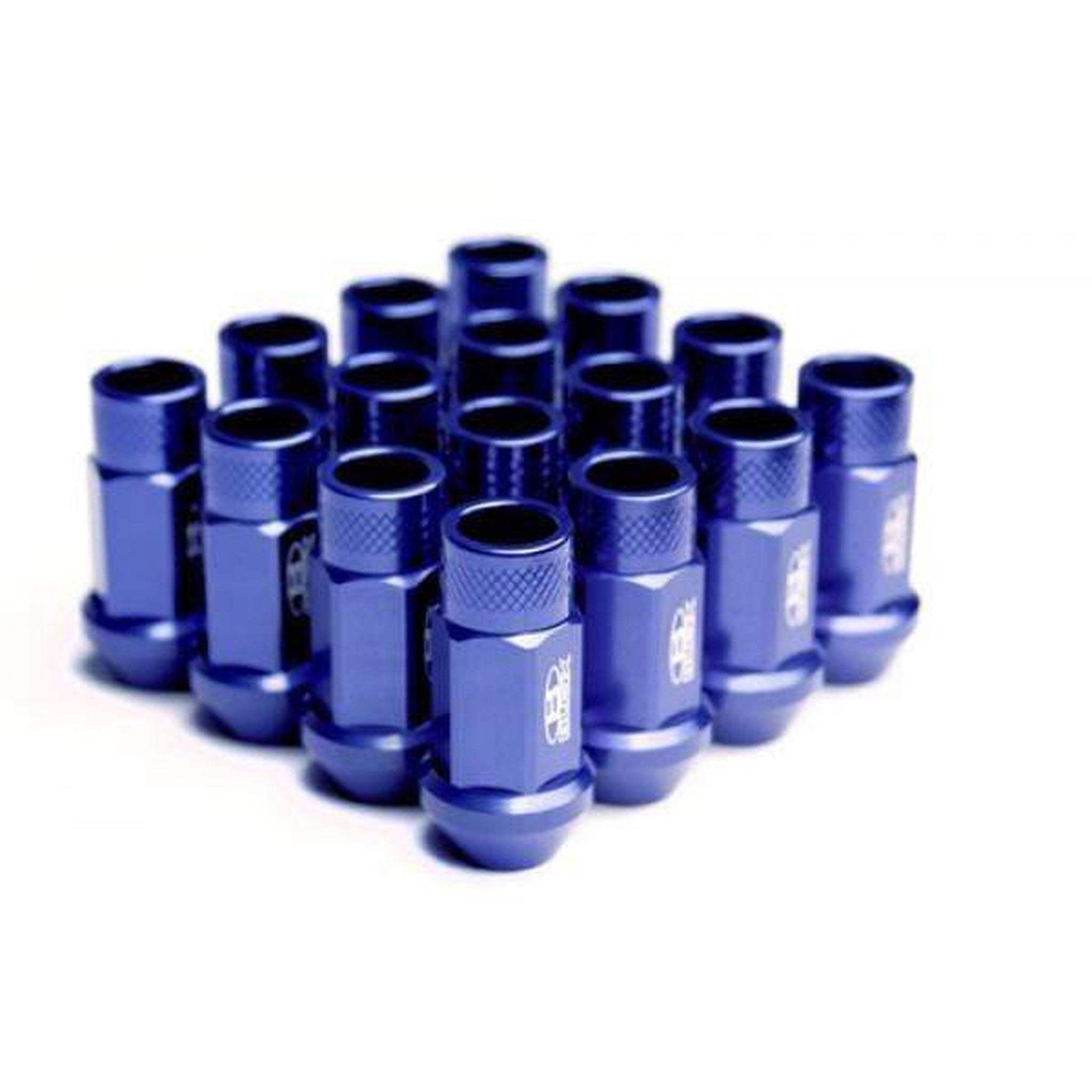 BLOX Racing Street Series Forged Lug Nuts - Blue 12 x 1.25mm - Set of 16