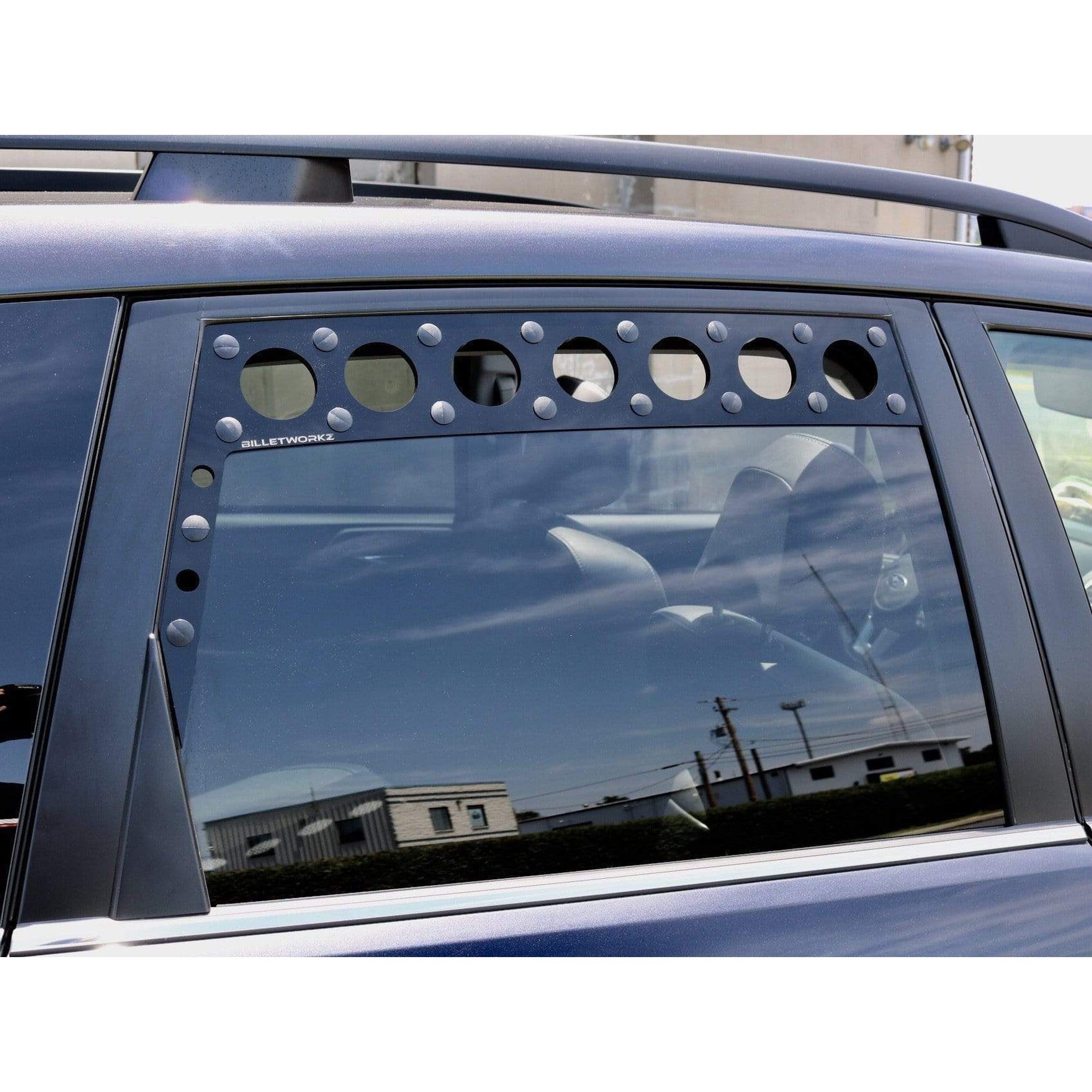Billetworkz Window Vents Wire Mesh Subaru Forester 2014-2018 | BW-WV-SUB-SJ-BK-WM