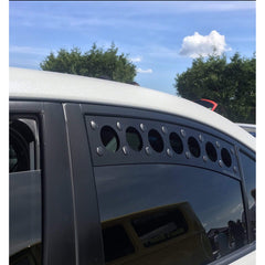 Billetworkz Window Vents Wire Mesh Subaru Impreza Sedan 2012-2016 | BW-WV-SUB-GJ-BK-WM