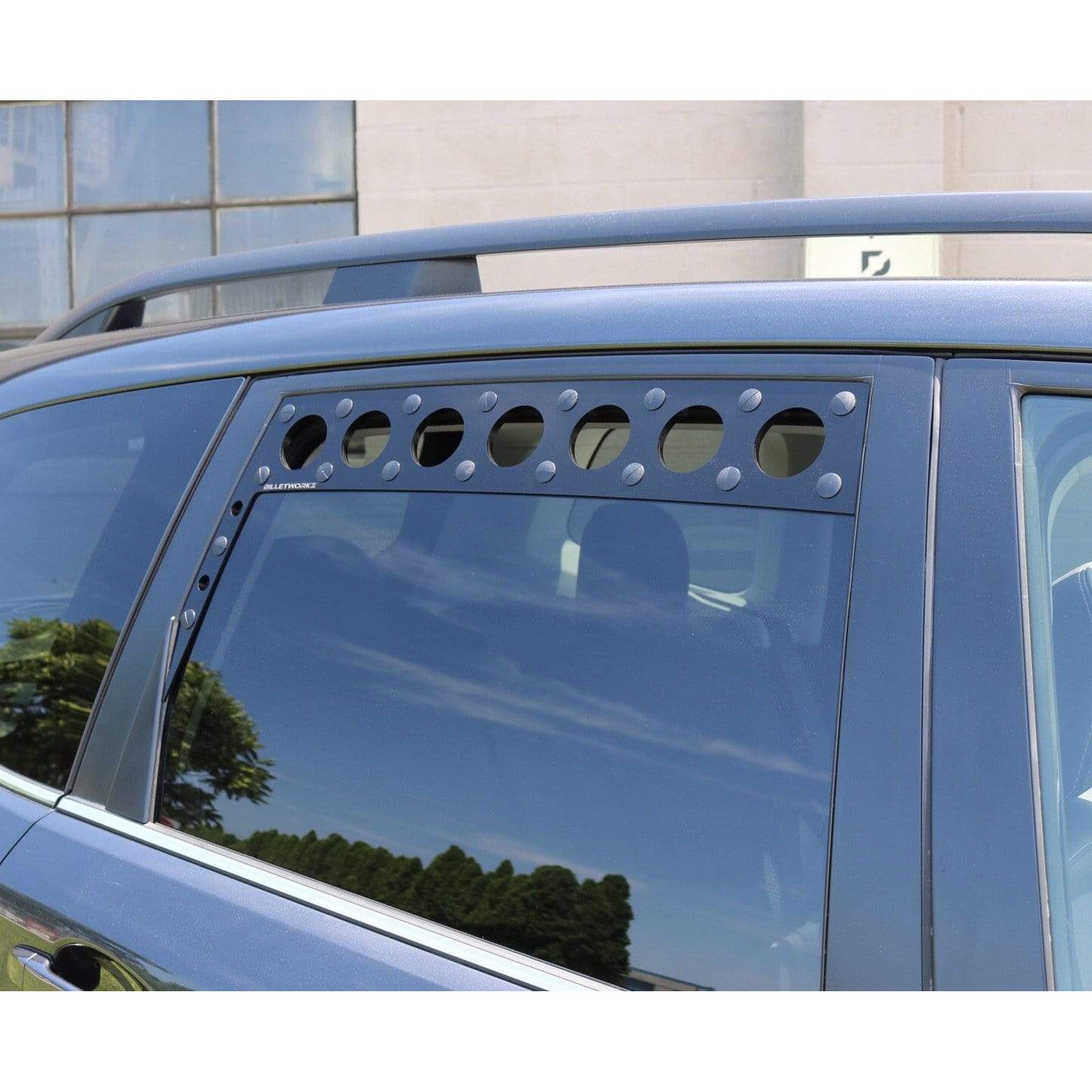 Billetworkz Window Vents Wire Mesh Subaru Forester 2014-2018 | BW-WV-SUB-SJ-BK-WM