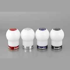 Boomba White Round 270G Shift Knob V2 Subaru WRX / STI 2002-2021 with 6 Speed