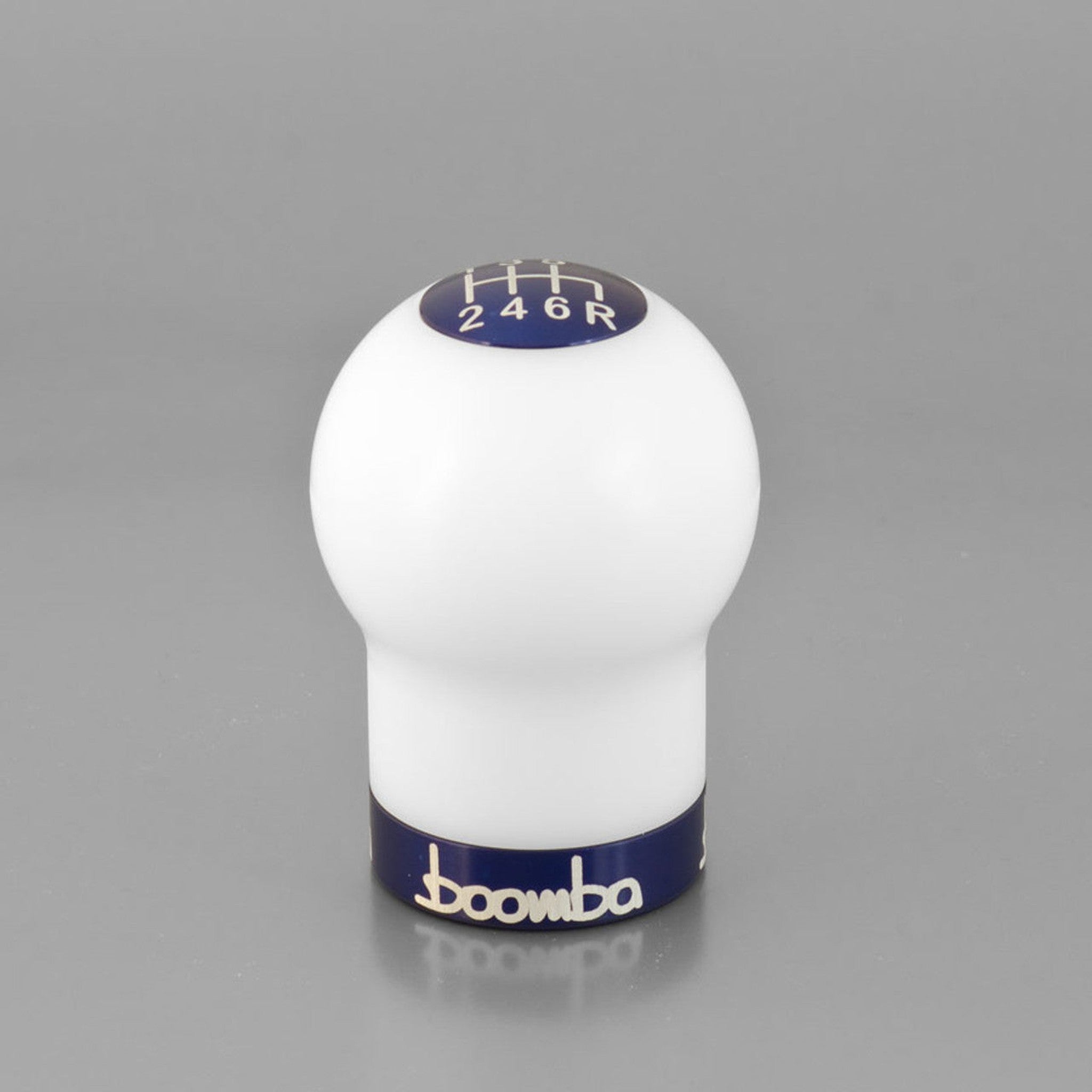 Boomba White Round 270G Shift Knob V2 Subaru WRX / STI 2002-2021 with 6 Speed