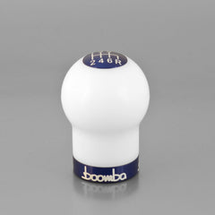 Boomba White Round 270G Shift Knob V2 Subaru WRX / STI 2002-2021 with 6 Speed