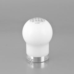 Boomba White Round 270G Shift Knob V2 Subaru WRX / STI 2002-2021 with 6 Speed