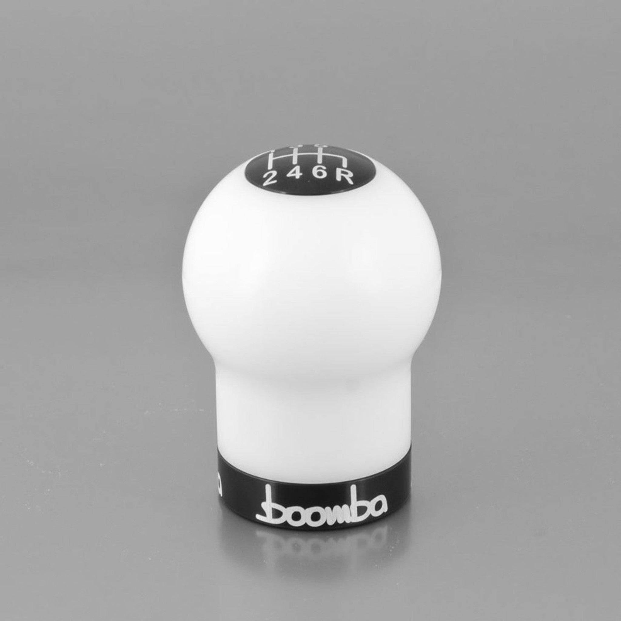 Boomba White Round 270G Shift Knob V2 Subaru WRX / STI 2002-2021 with 6 Speed