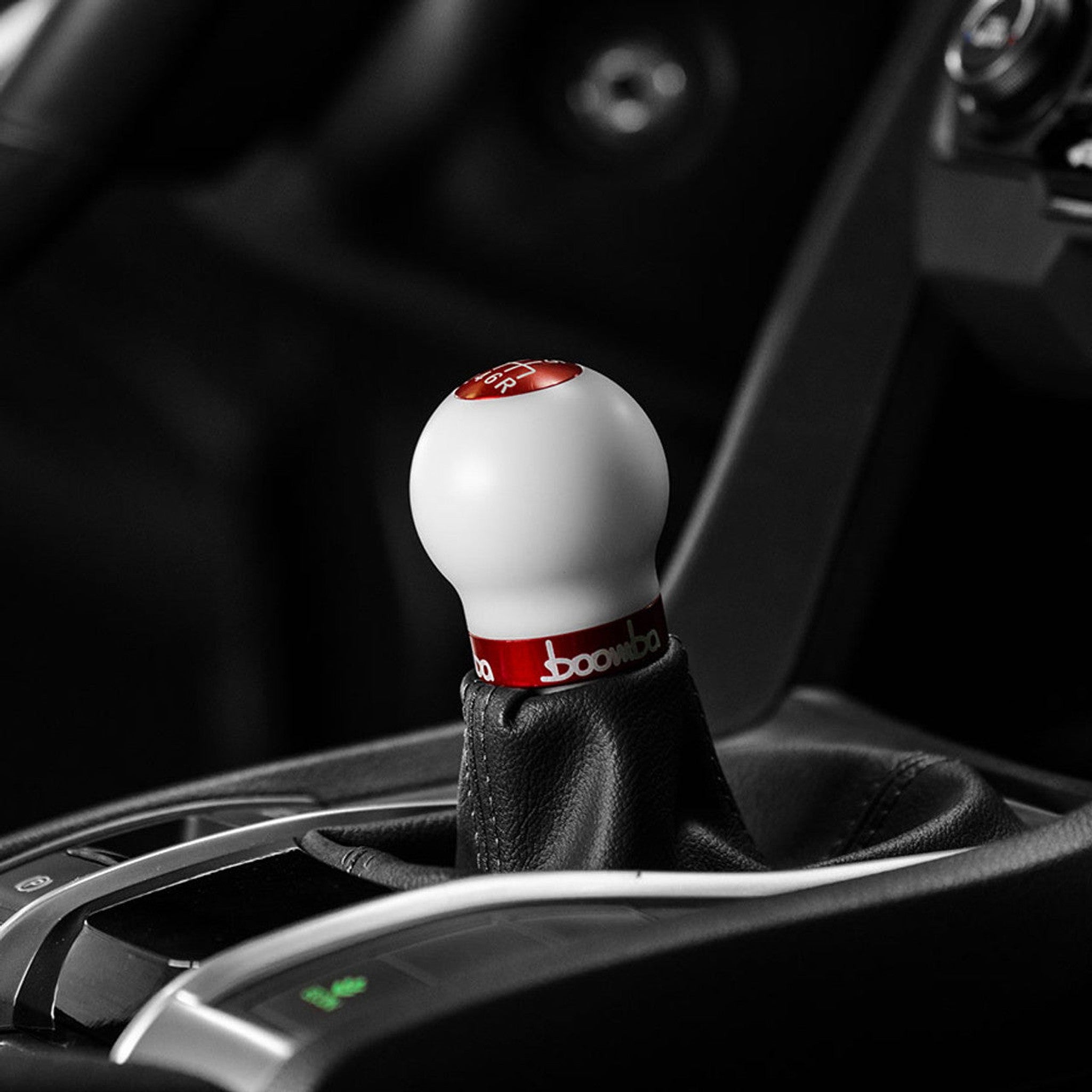 Boomba White Round 420G Shift Knob V2 Honda Civic SI / Type R 2017-2021