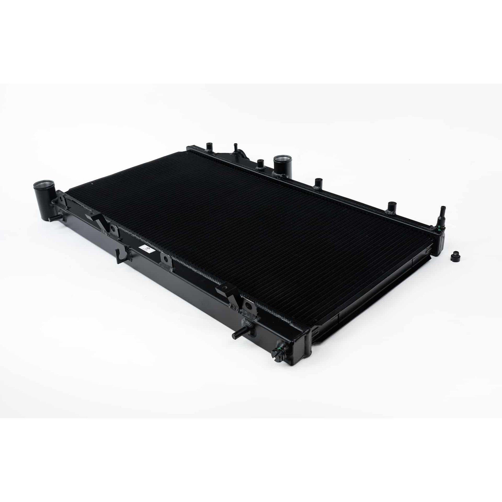 CSF High-Performance Aluminum 1-Row Radiator Black Subaru 08-21 WRX & STI (MT) | 7094B