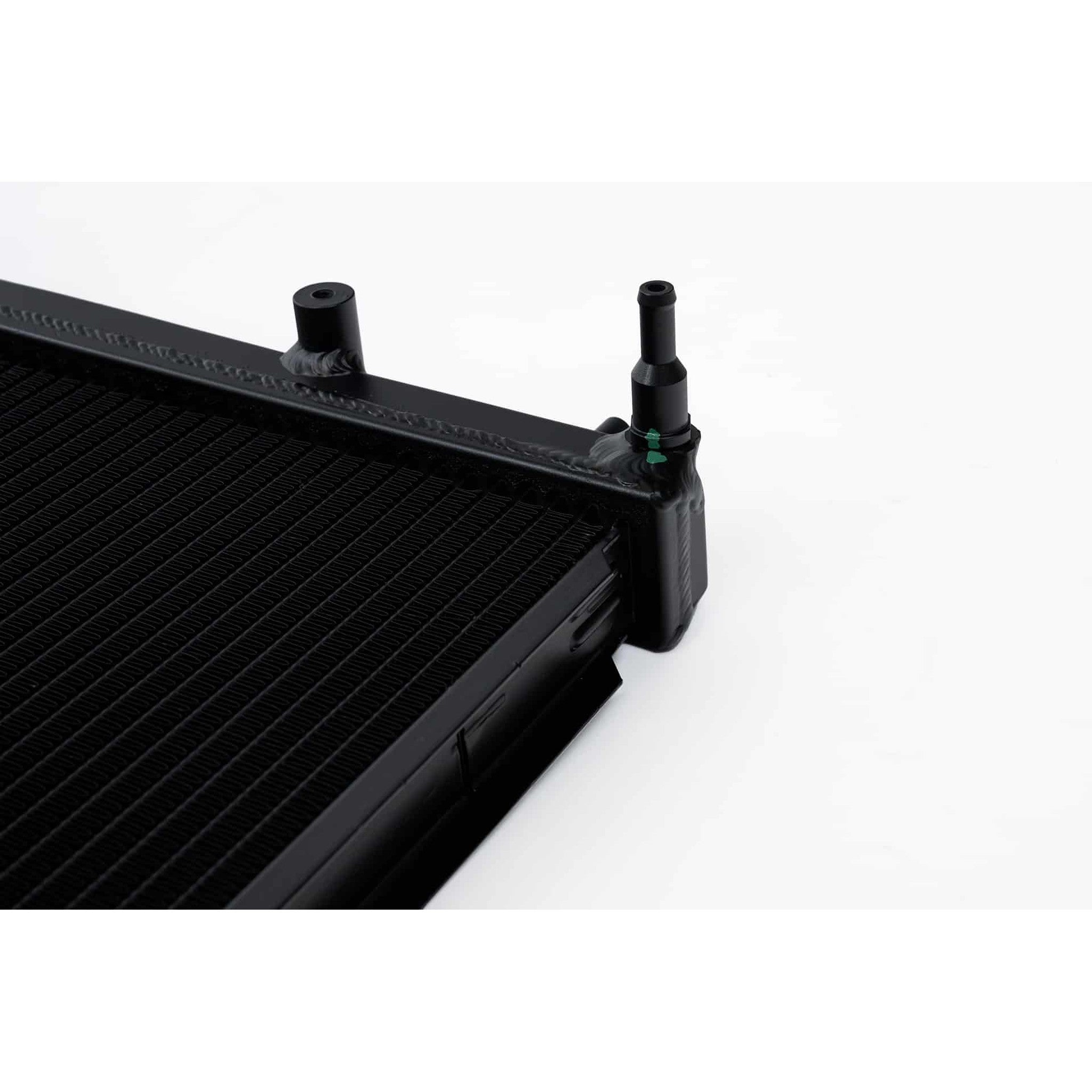 CSF High-Performance Aluminum 1-Row Radiator Black Subaru 08-21 WRX & STI (MT) | 7094B