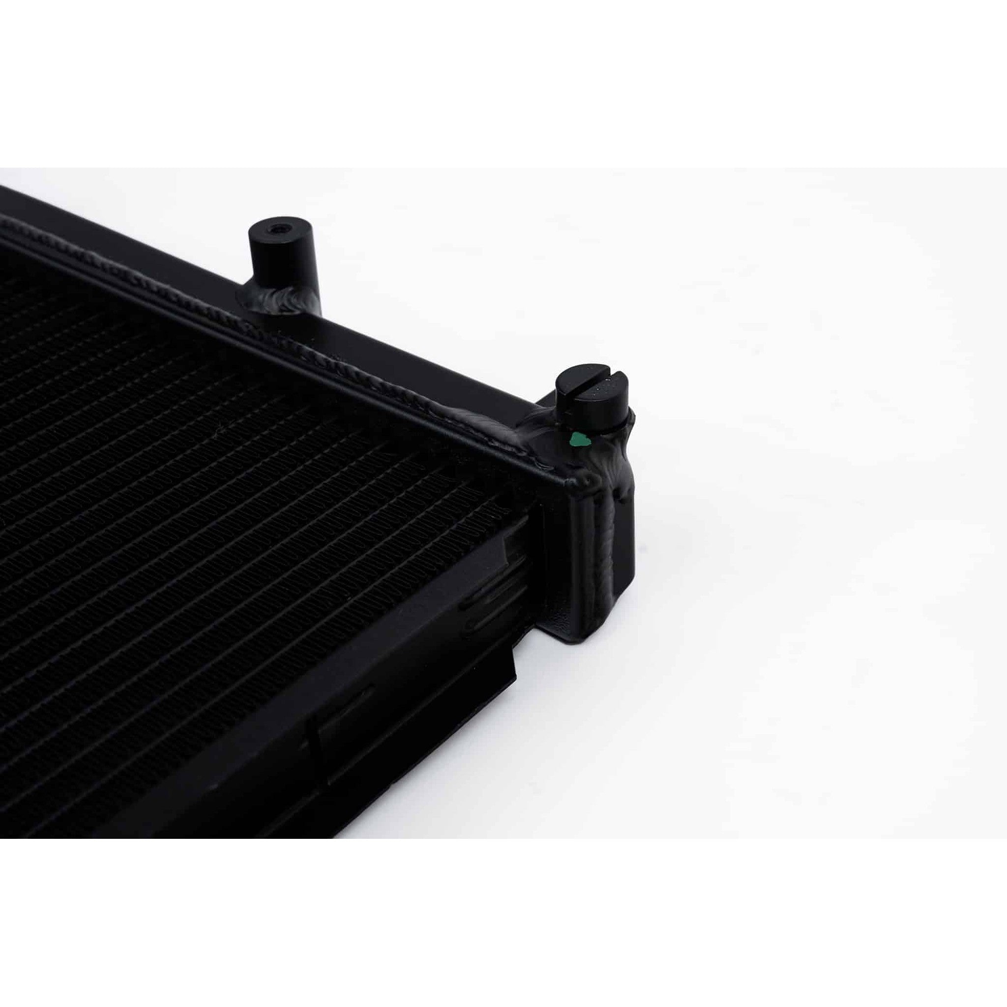 CSF High-Performance Aluminum 1-Row Radiator Black Subaru 08-21 WRX & STI (MT) | 7094B