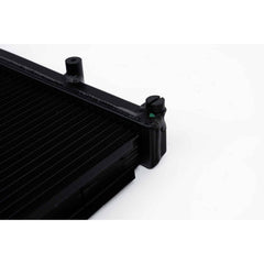 CSF High-Performance Aluminum 1-Row Radiator Black Subaru 08-21 WRX & STI (MT) | 7094B