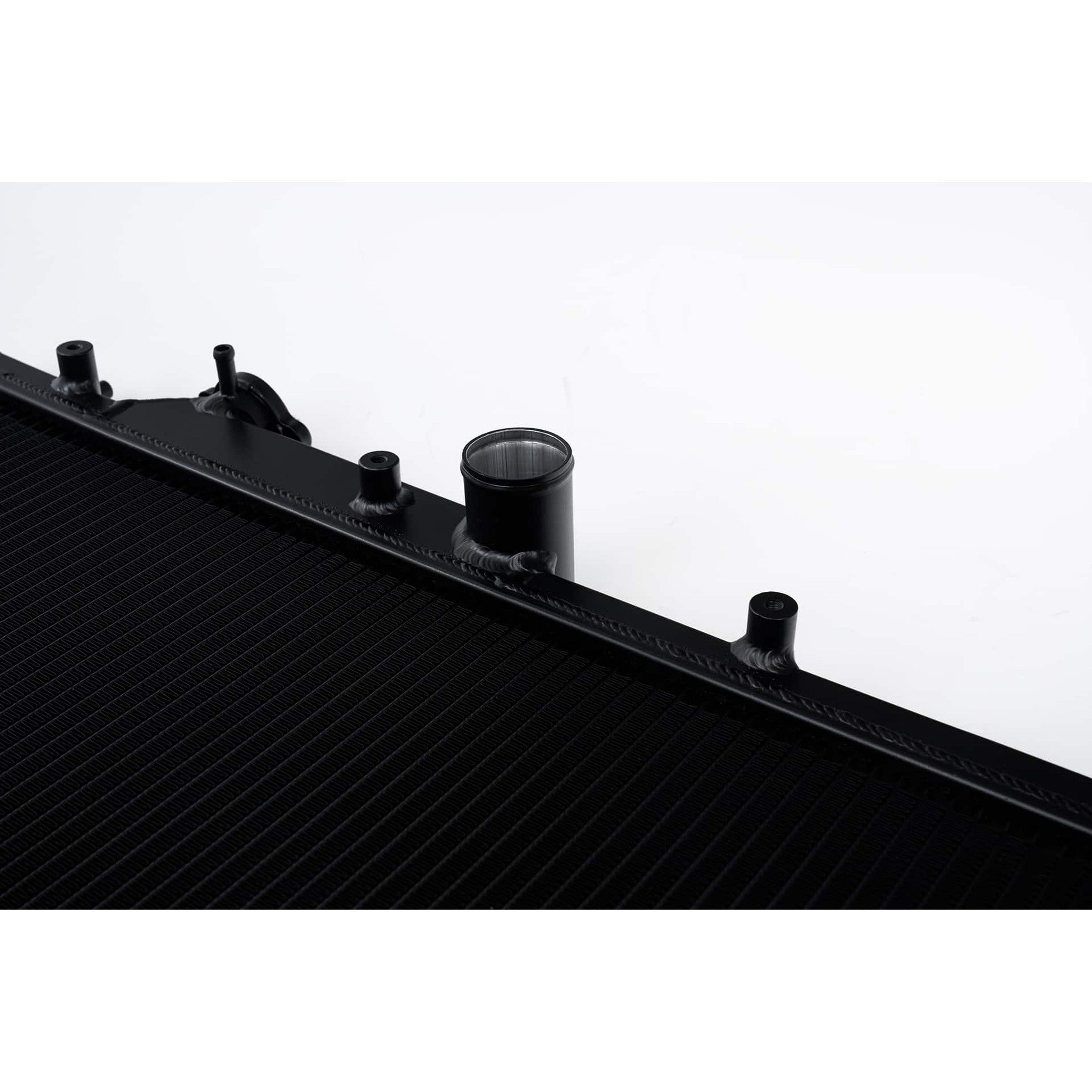 CSF High-Performance Aluminum 1-Row Radiator Black Subaru 08-21 WRX & STI (MT) | 7094B