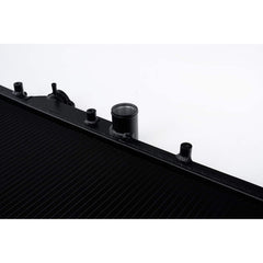 CSF High-Performance Aluminum 1-Row Radiator Black Subaru 08-21 WRX & STI (MT) | 7094B