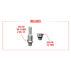 CSF High-Performance Aluminum 1-Row Radiator Black Subaru 08-21 WRX & STI (MT) | 7094B