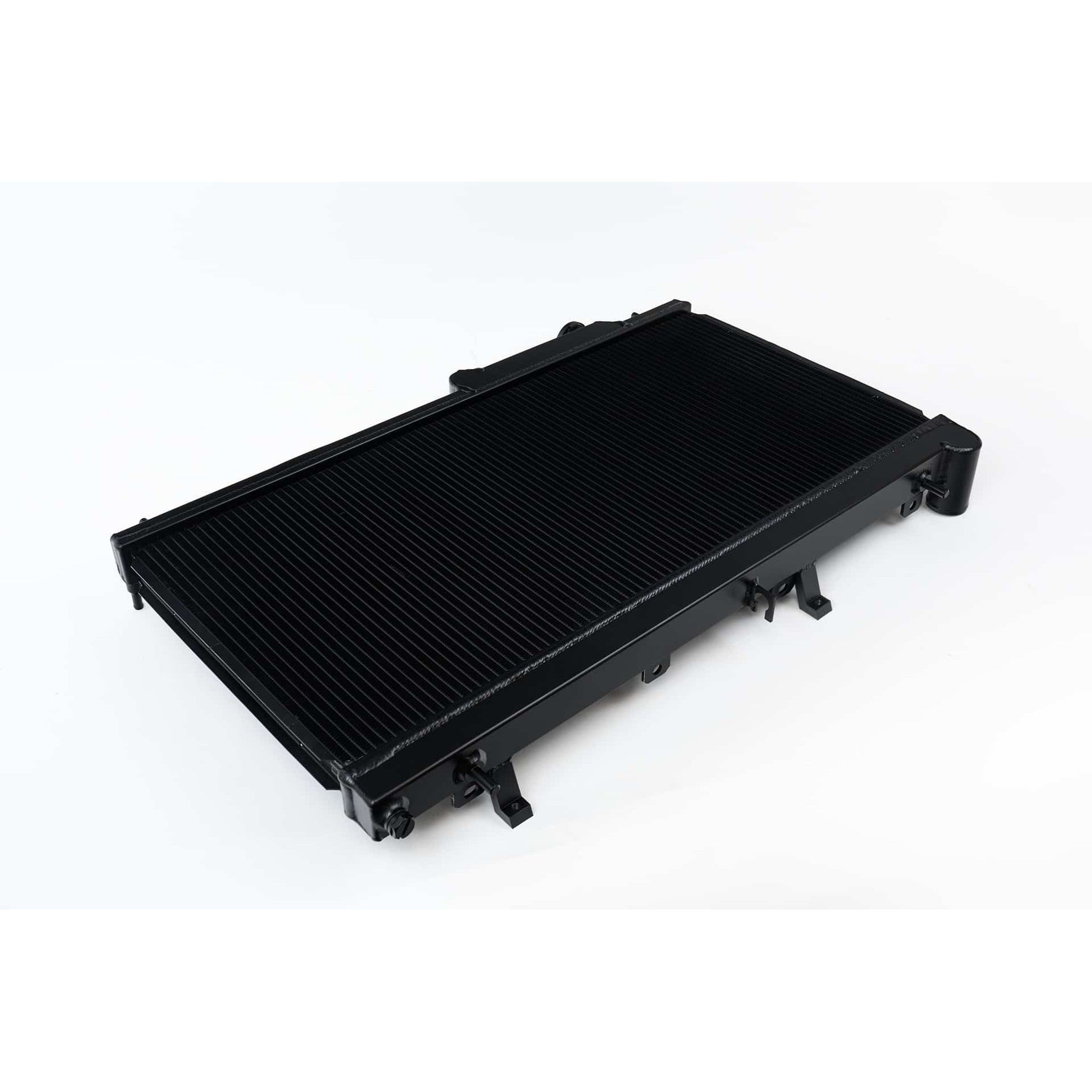 CSF High-Performance Aluminum 1-Row Radiator Black Subaru 08-21 WRX & STI (MT) | 7094B