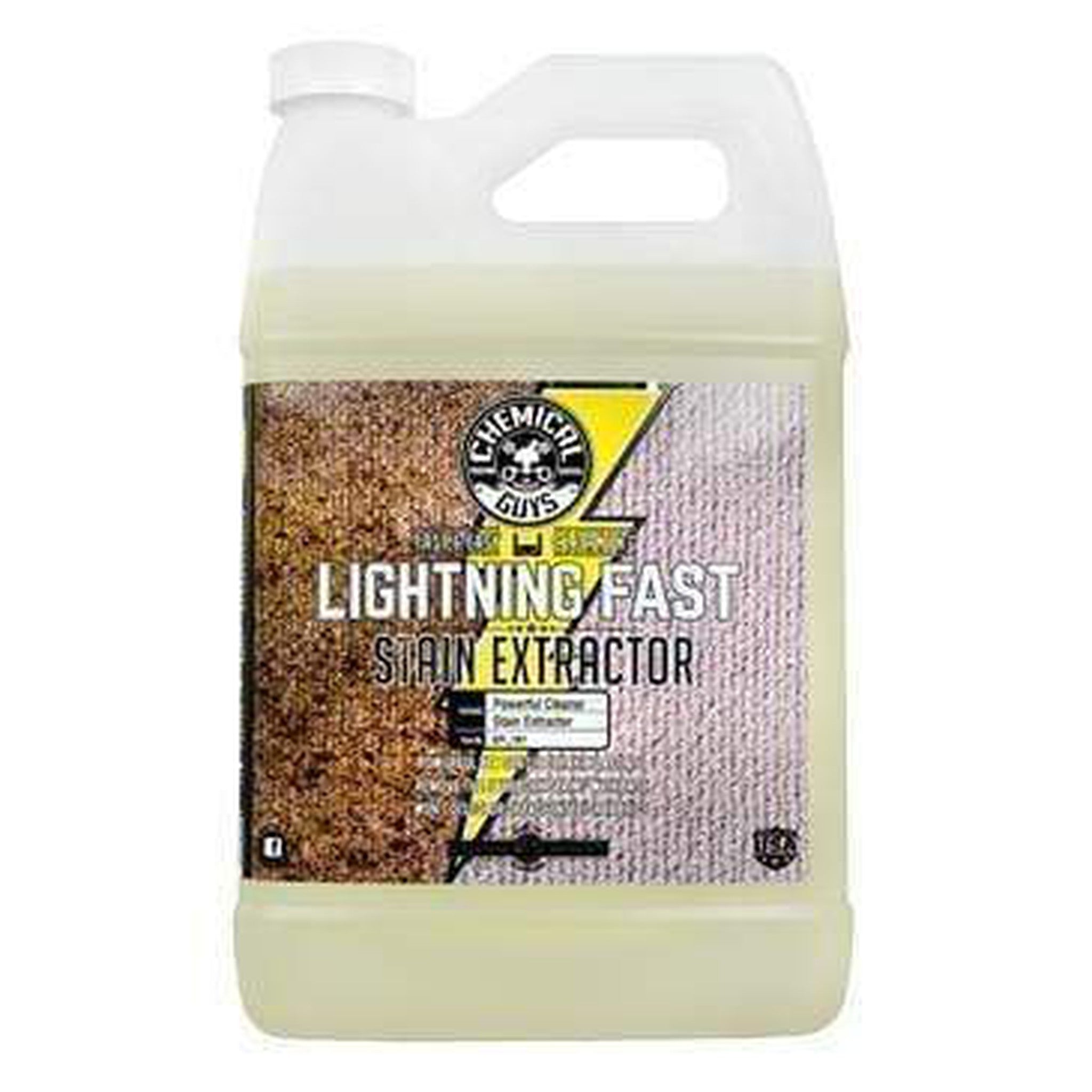 Chemical Guys Lightning Fast Carpet Upholstery Stain Extractor Cleaner and Stain Remover (1 Gallon) | SPI_191