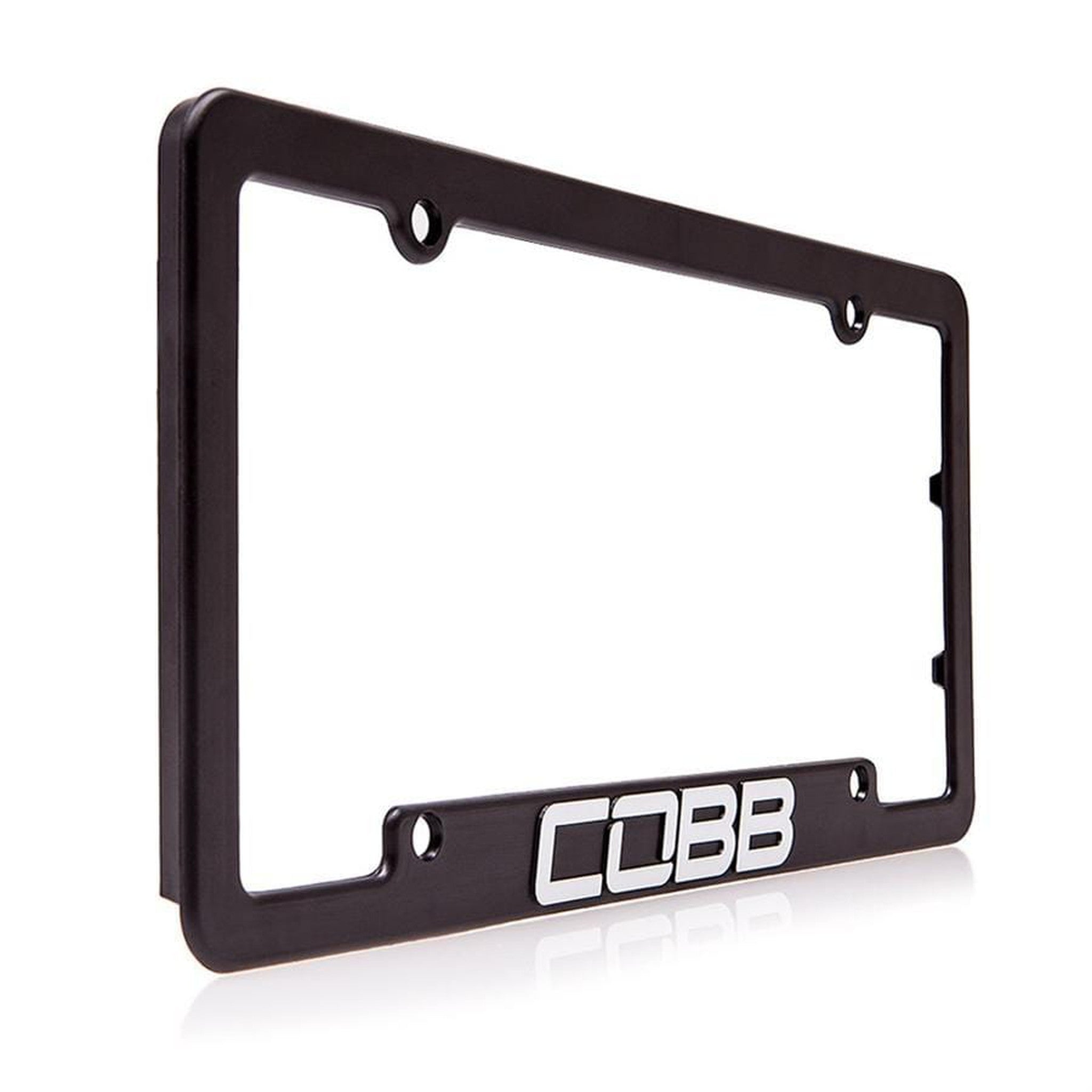Cobb Black License Plate Frame | CO-PFRAME-NEW