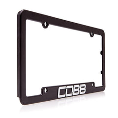 Cobb Black License Plate Frame | CO-PFRAME-NEW