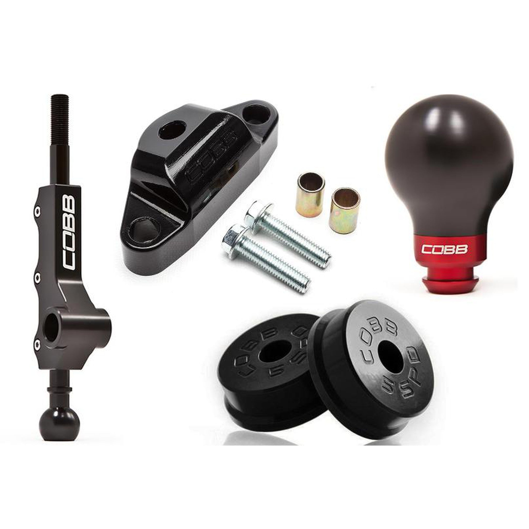 Cobb Stage 1+ Drivetrain Package Black w/ Black WRX 2008-2014 / Legacy GT / Outback XT 2005-2009 / Forester XT 2006-2008 | 214X01P-BK