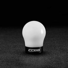Cobb Tuning Shift Knob White w/ Black Ford Focus ST 13-18 / Fiesta ST 14-19 / Focus RS 16-18 | 291350-W-BK