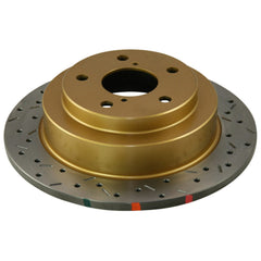 DBA 4000 T3 Series Drilled & Slotted Rear Rotor 02-05 WRX / 98-05 Impreza 2.5L RS | 4644XS