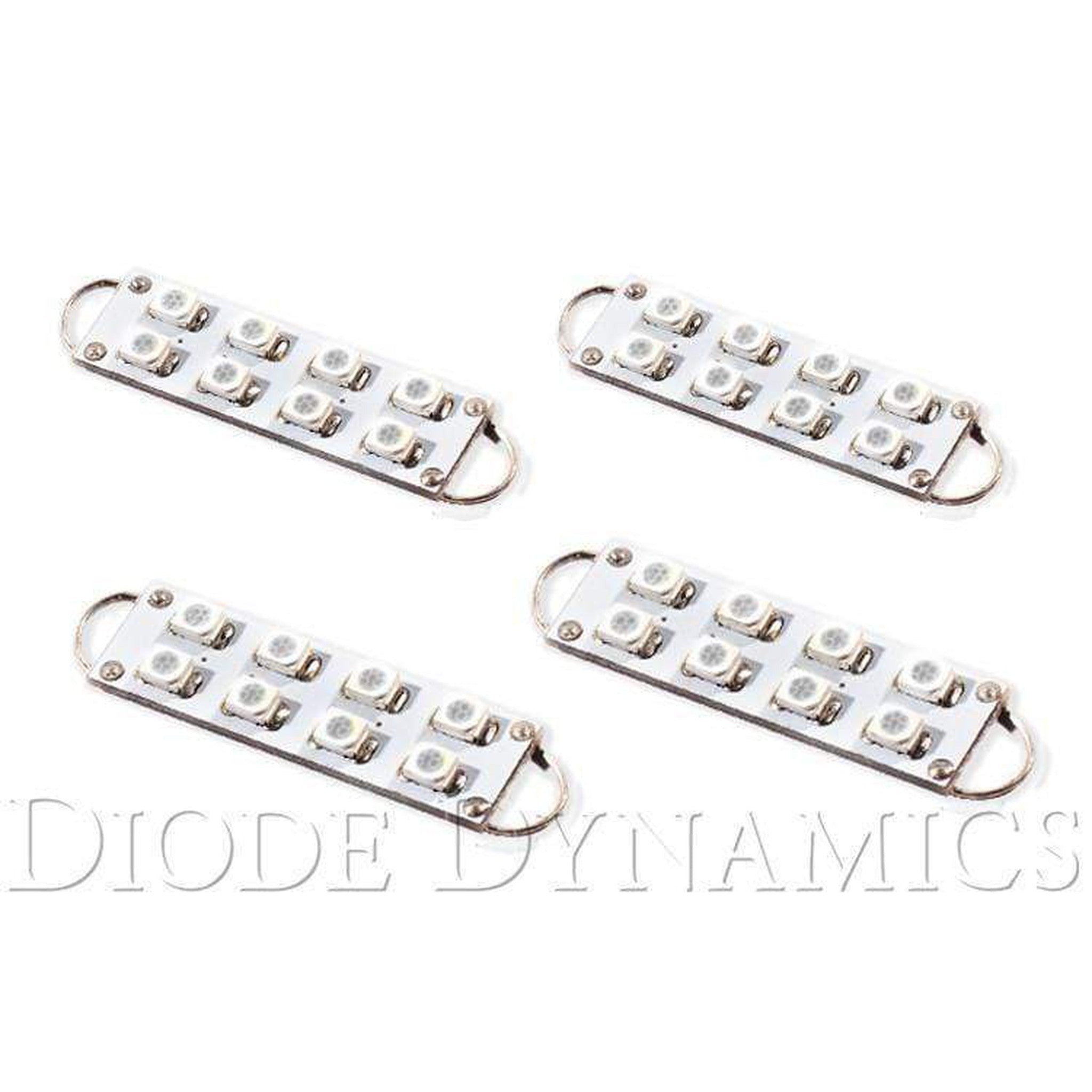 Diode Dynamics 44mm SML8 LED Bulb Red Set of 4