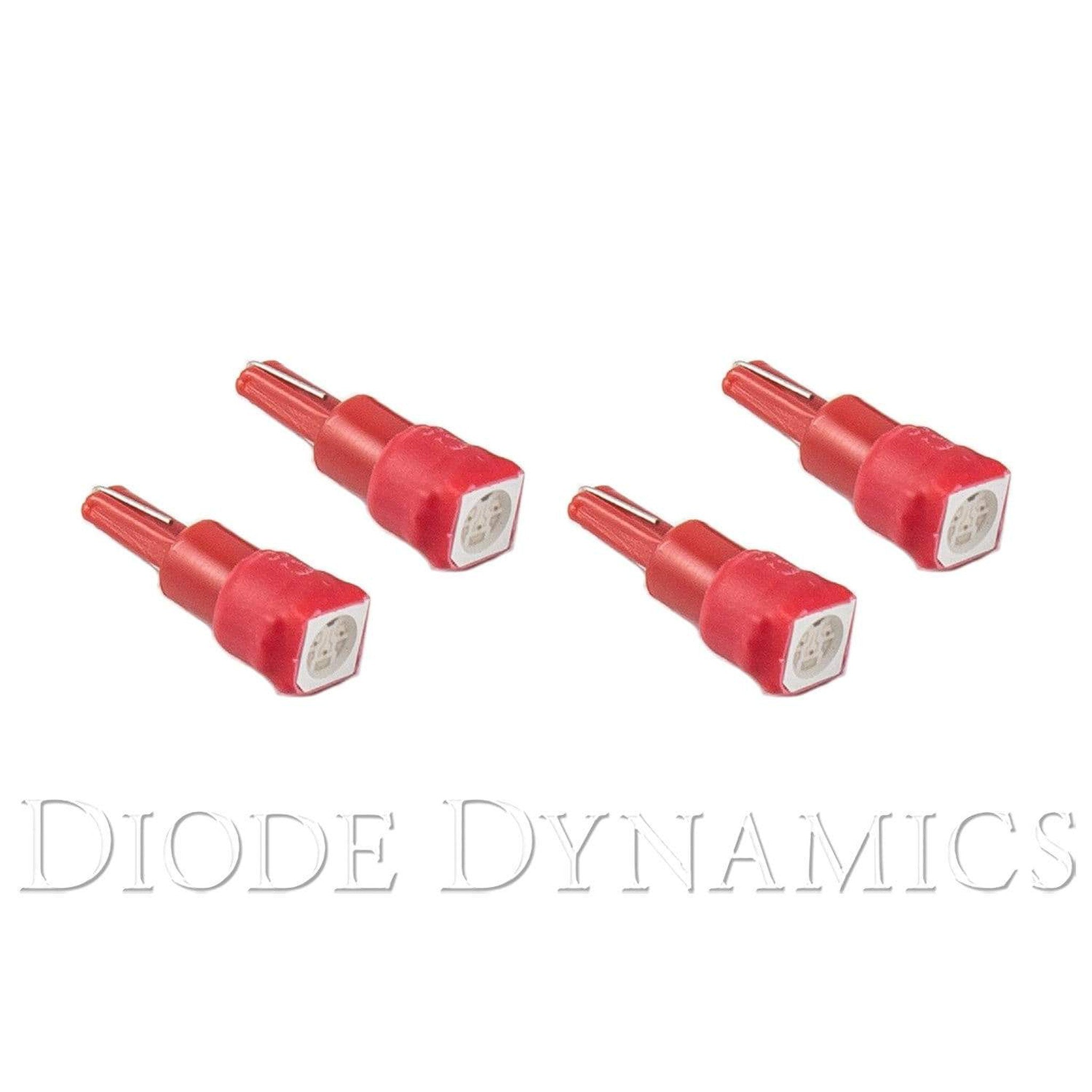 Diode Dynamics 74 SMD1 LED Red Set of 4