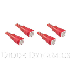 Diode Dynamics 74 SMD1 LED Red Set of 4