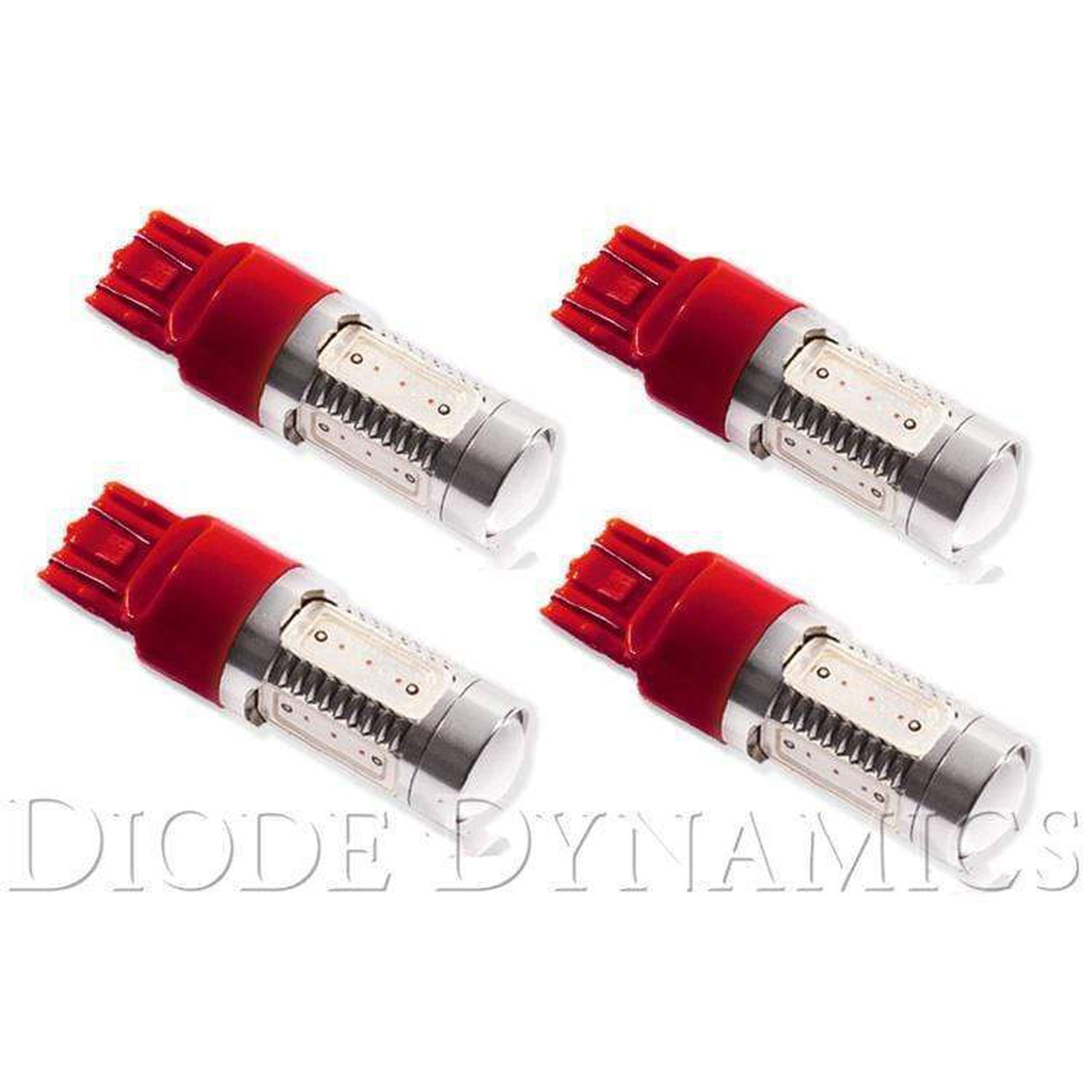 Diode Dynamics 7443 LED Bulb HP11 LED Red Set of 4