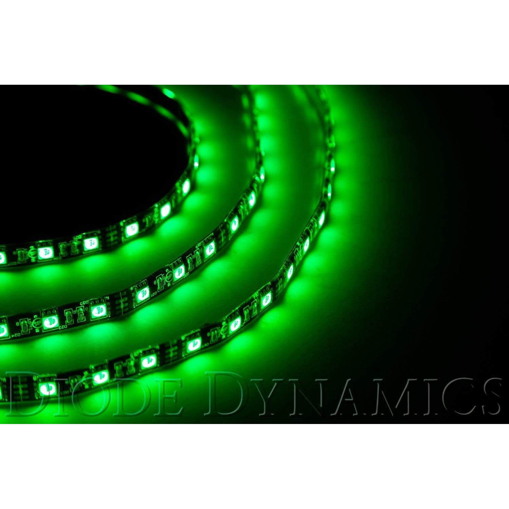 Diode Dynamics LED Strip Lights Green 50cm Strip SMD30 WP