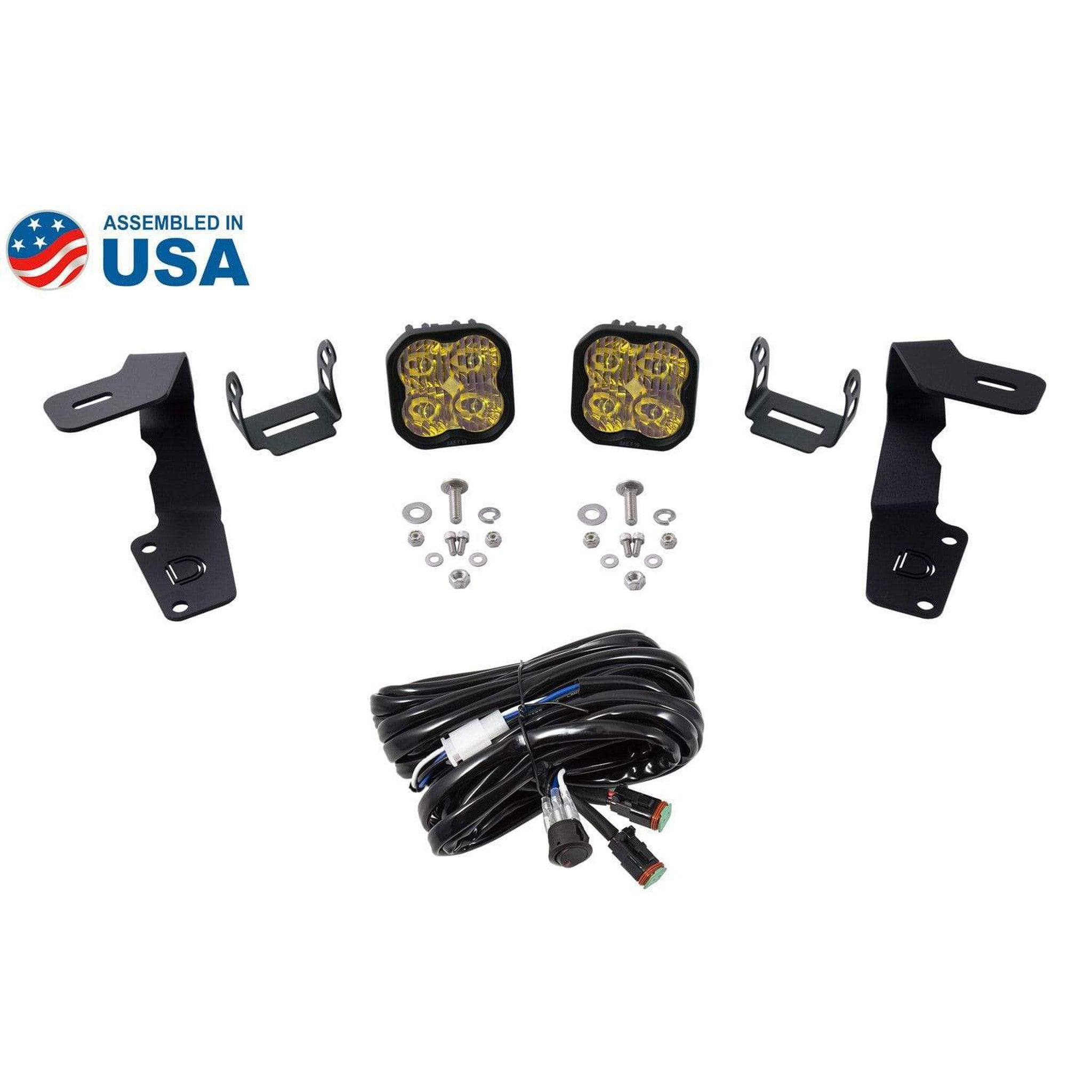 Diode Dynamics SS3 LED Ditch Light Kit Subaru WRX / STI 2015-2020 DD6124P Worklight SS3 Sport Yellow Driving Standard (pair) | DD6613